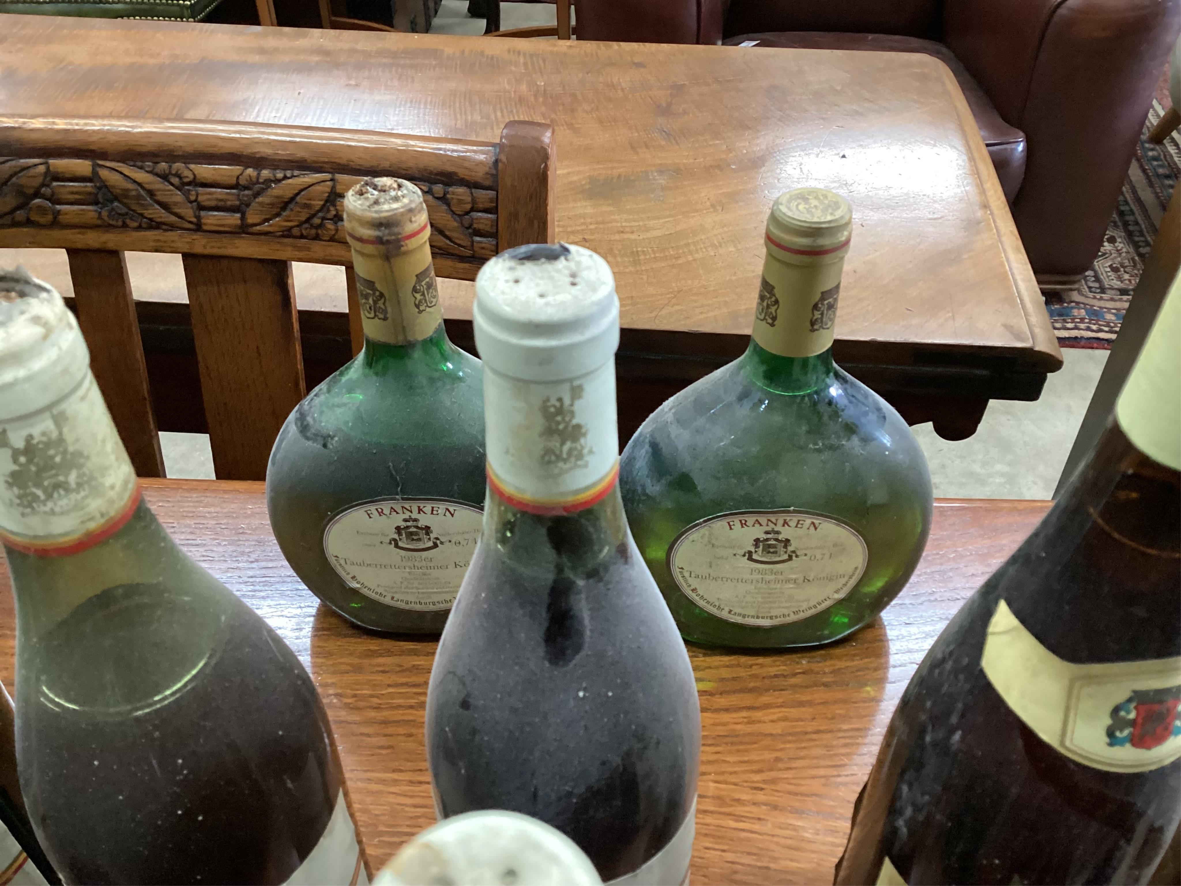Approximately 150 bottles of assorted red, white and rosé wine together with two bottles of port